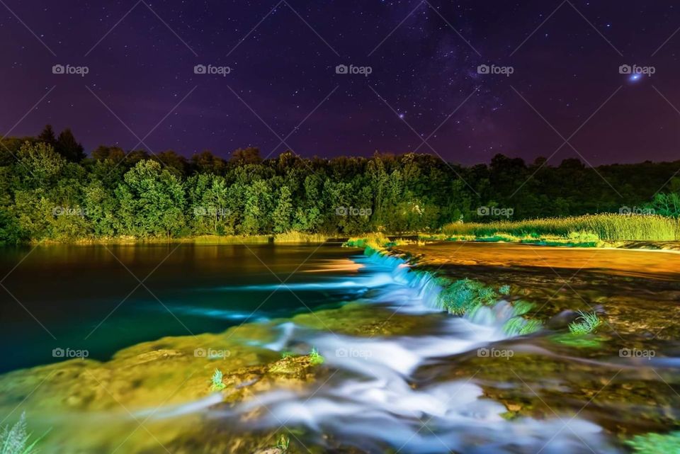 Mrežnica River place in Donji Zvečaj Karlovac