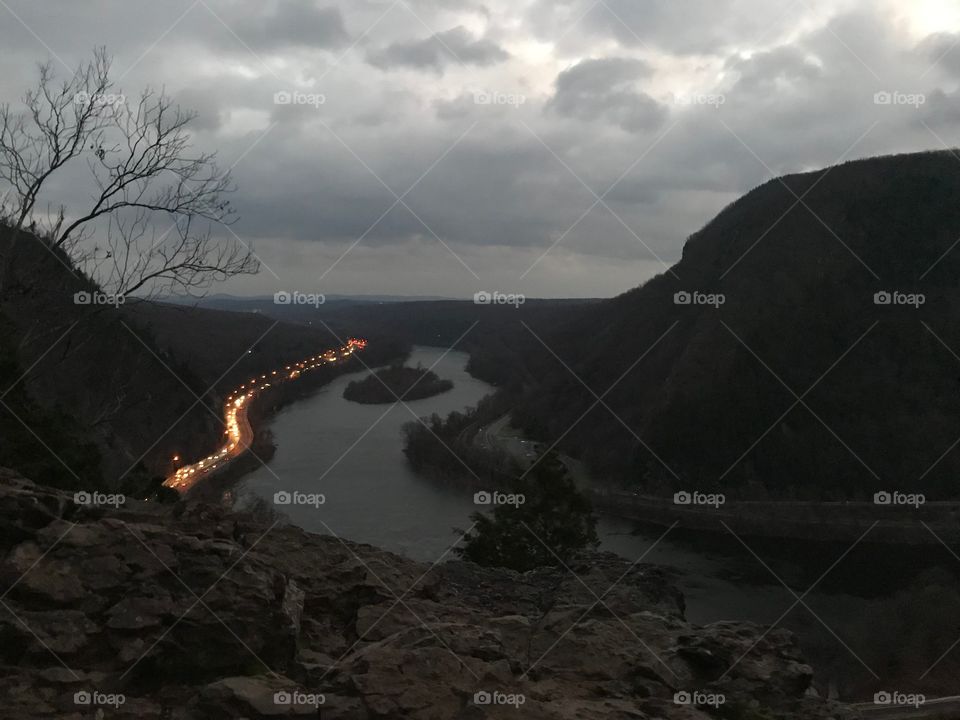 Delaware River from a Mountain 
