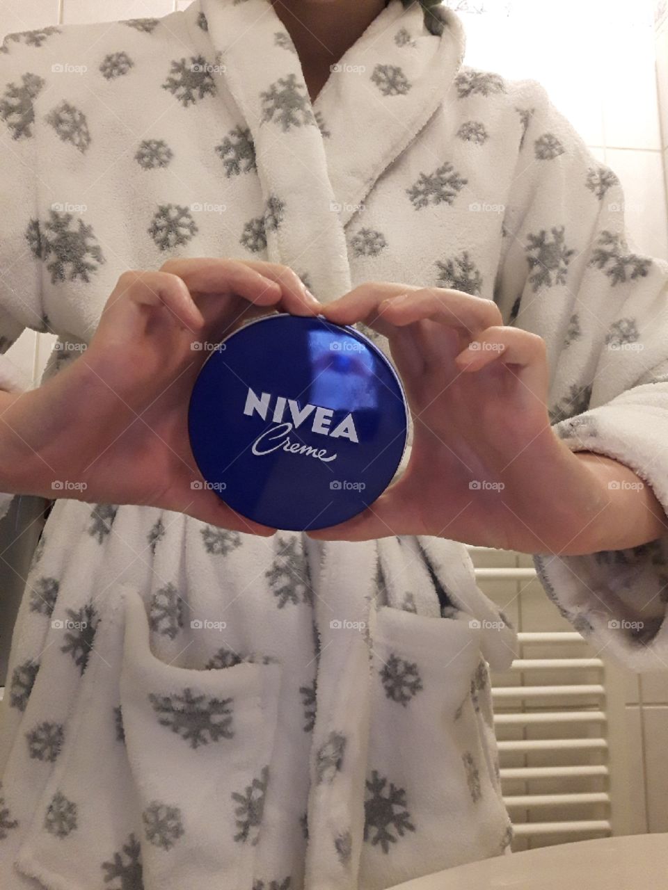 Skincare treatment with Nivea