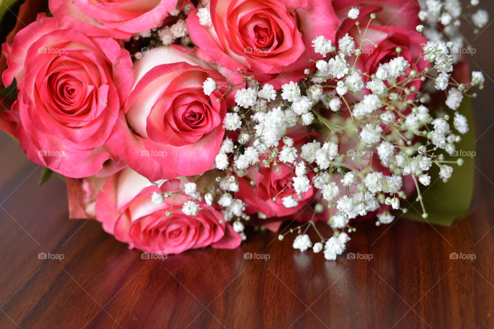 Rose, Flower, Bouquet, Wedding, Petal