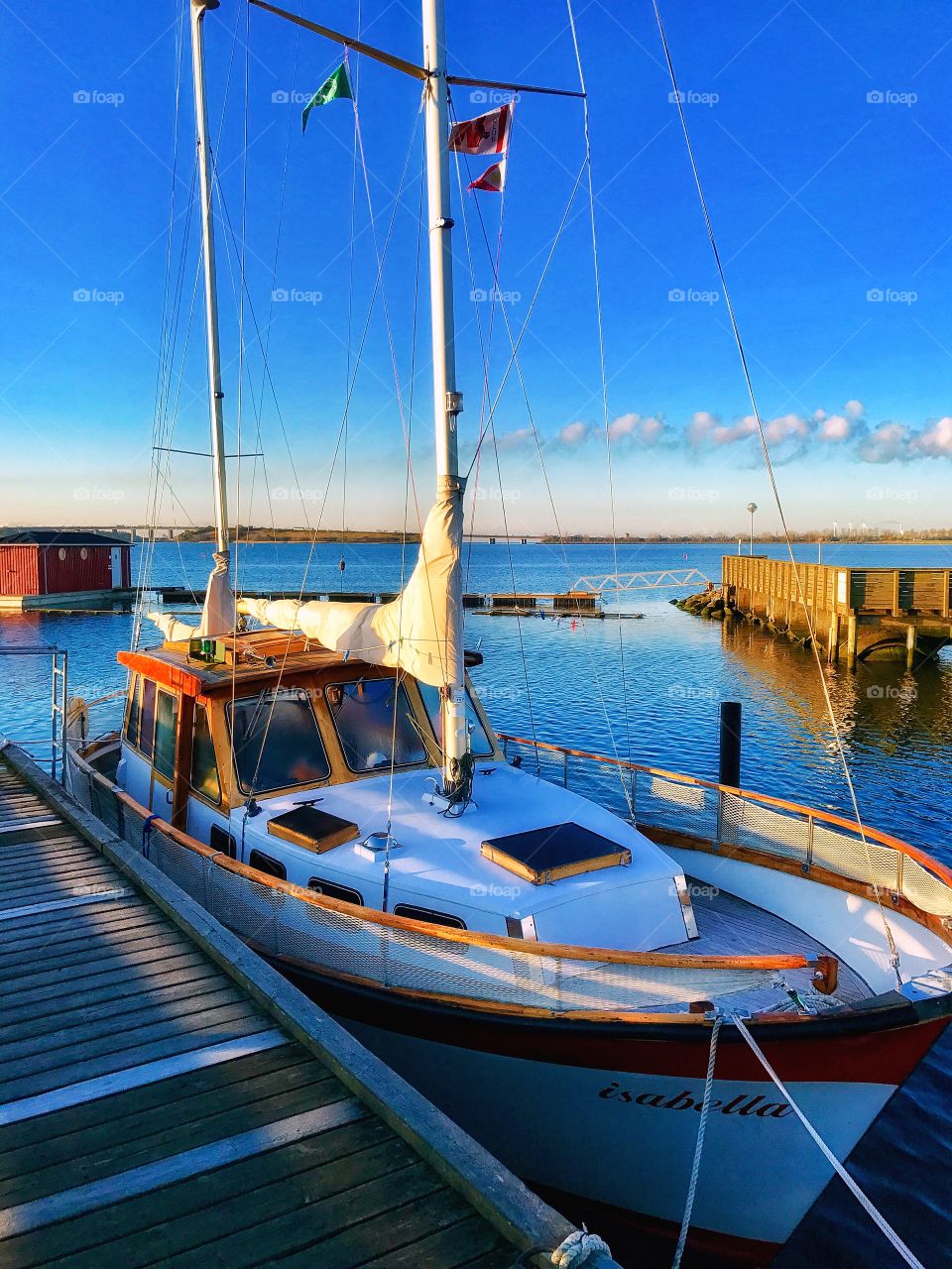 Boat at the Habout - at Sunrise ☀️☀️☀️