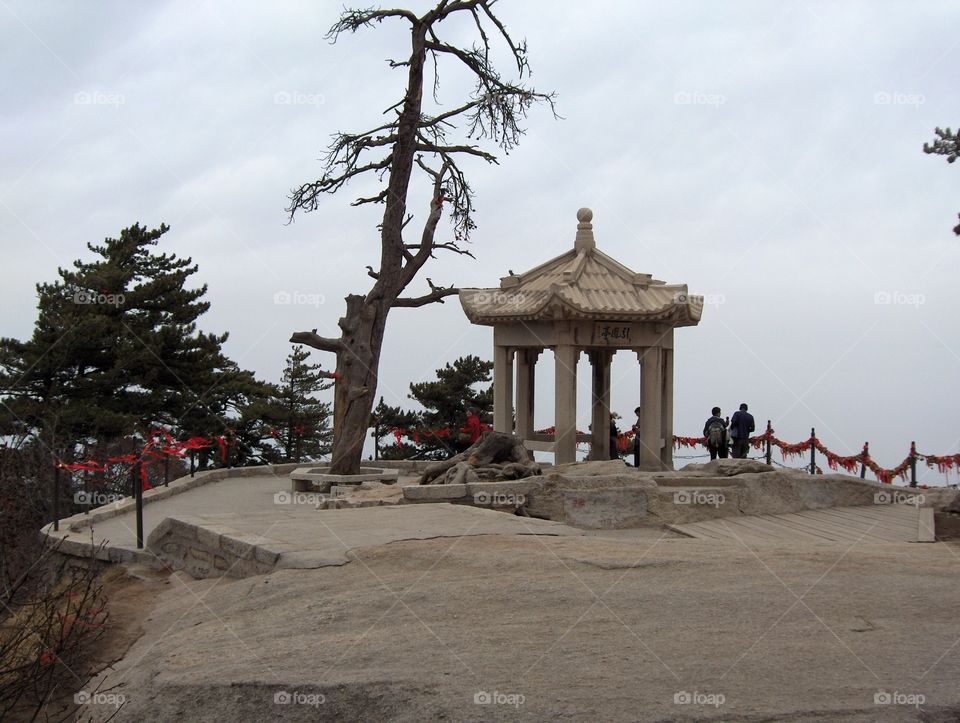 Mt Hua near Huayin in Shaanxi Province China