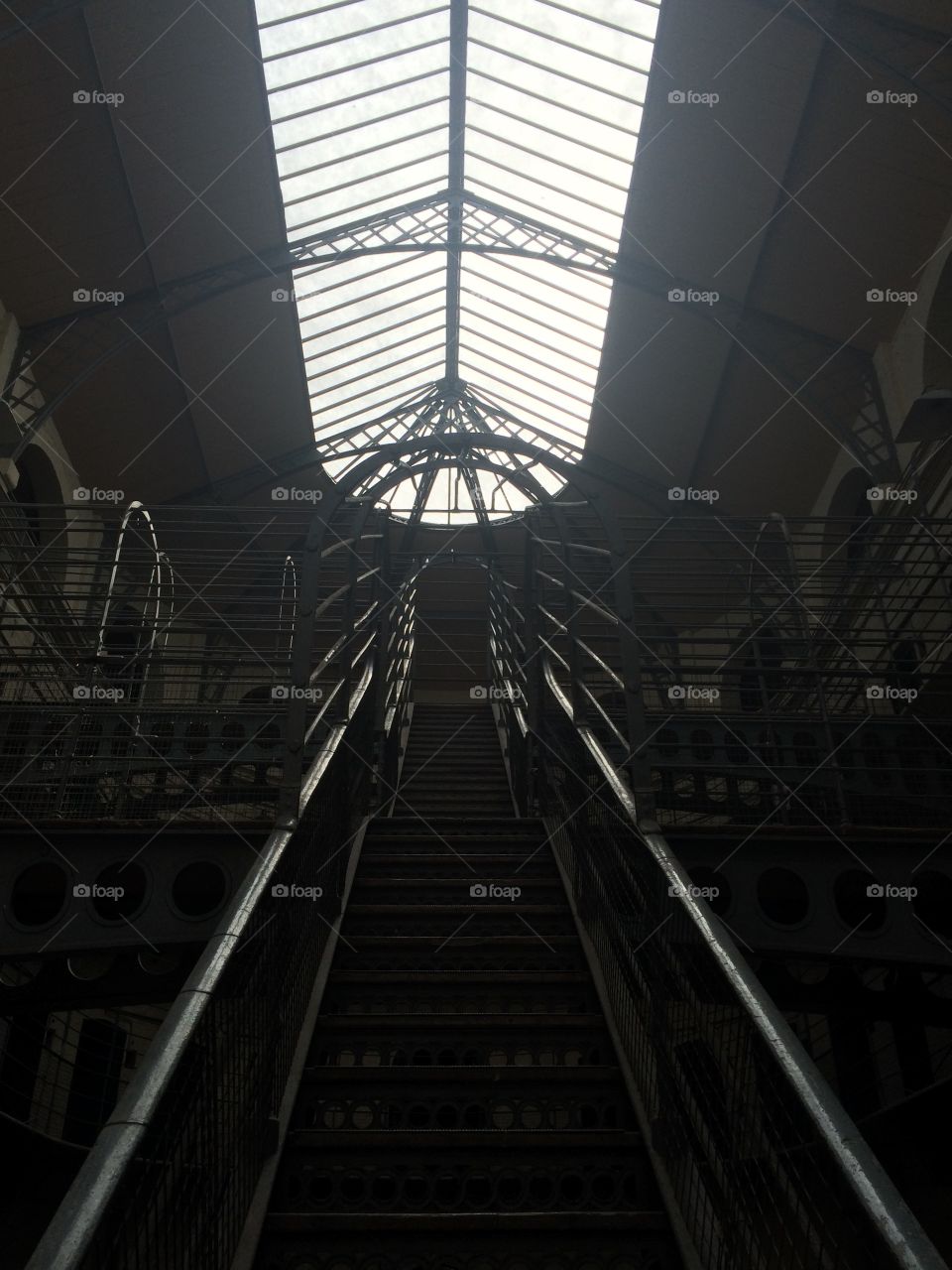 Kilmainham Goal. I took this photo while traveling to Dublin, Ireland. This is an abandoned jail that has a history of harsh punishment.