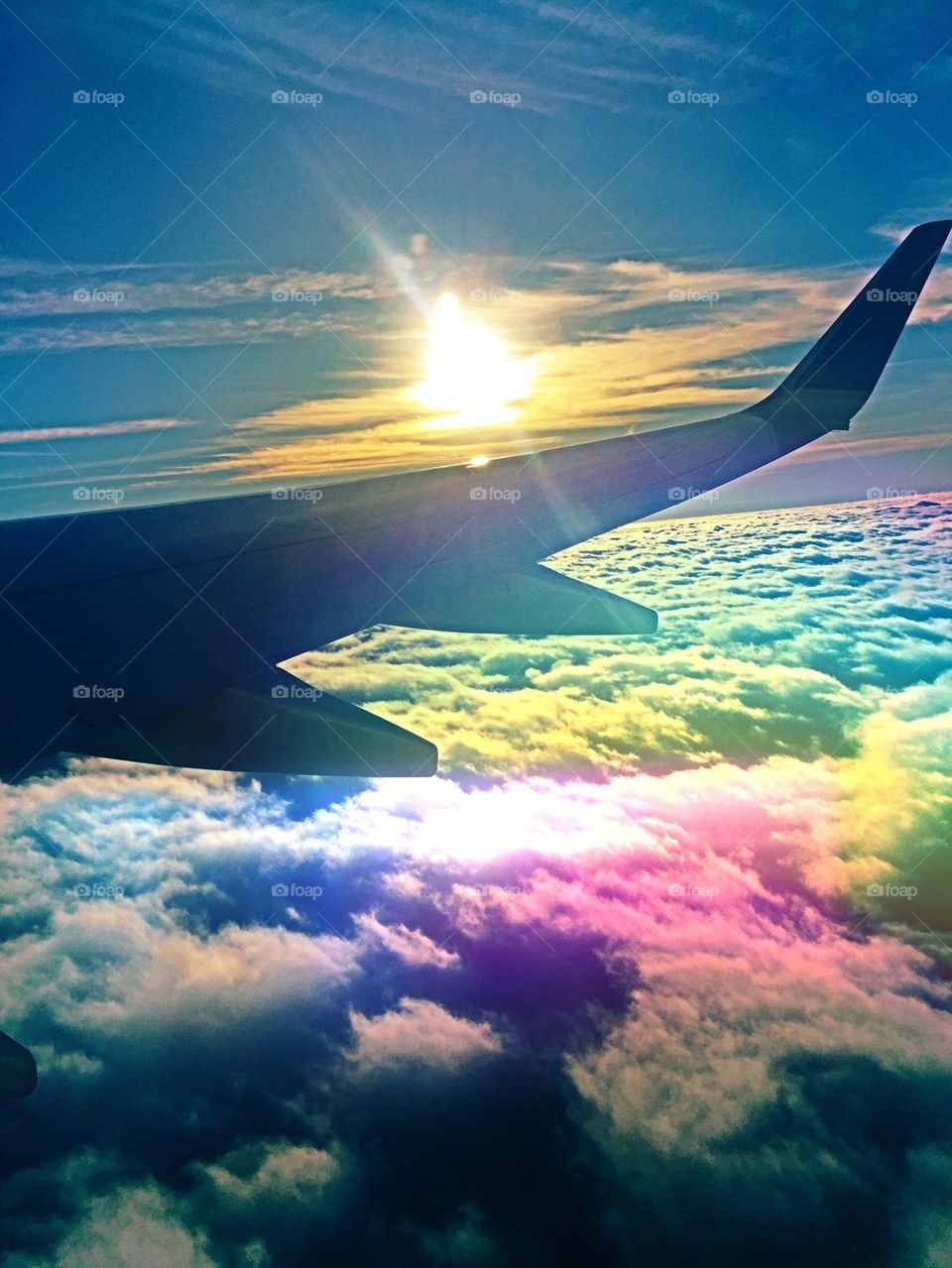 Jet rainbows 
