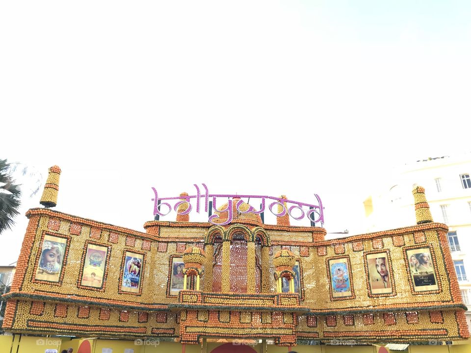 Lemon festival in Menton : Bollywood 