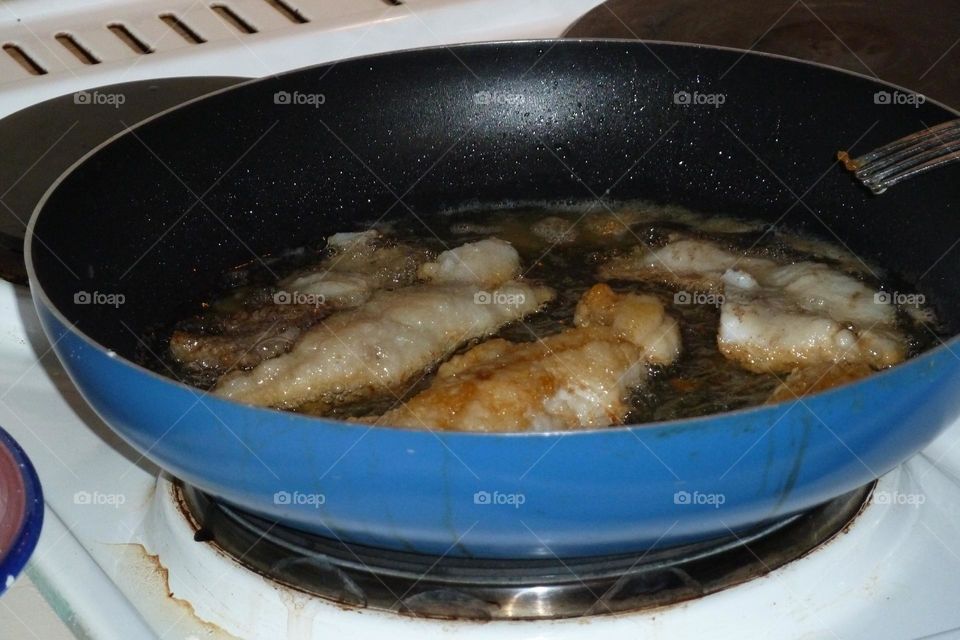 fish in the pan