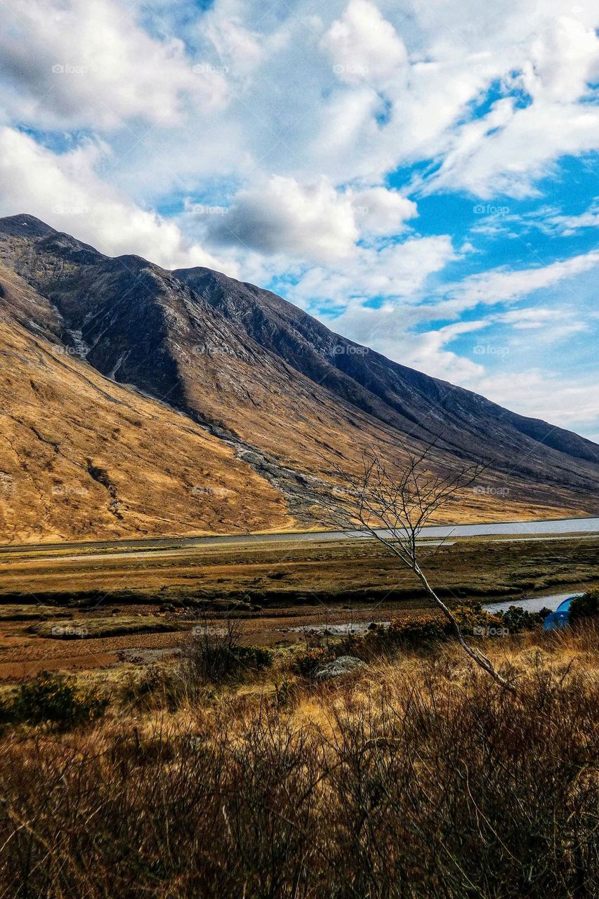 Camping in the highlands