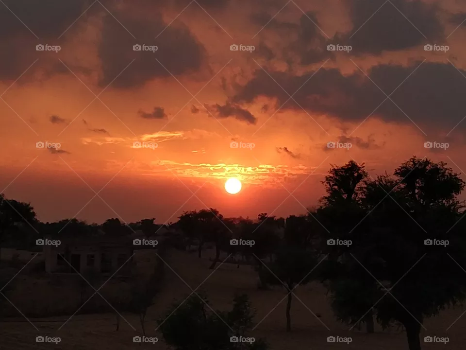 Beautiful sunset