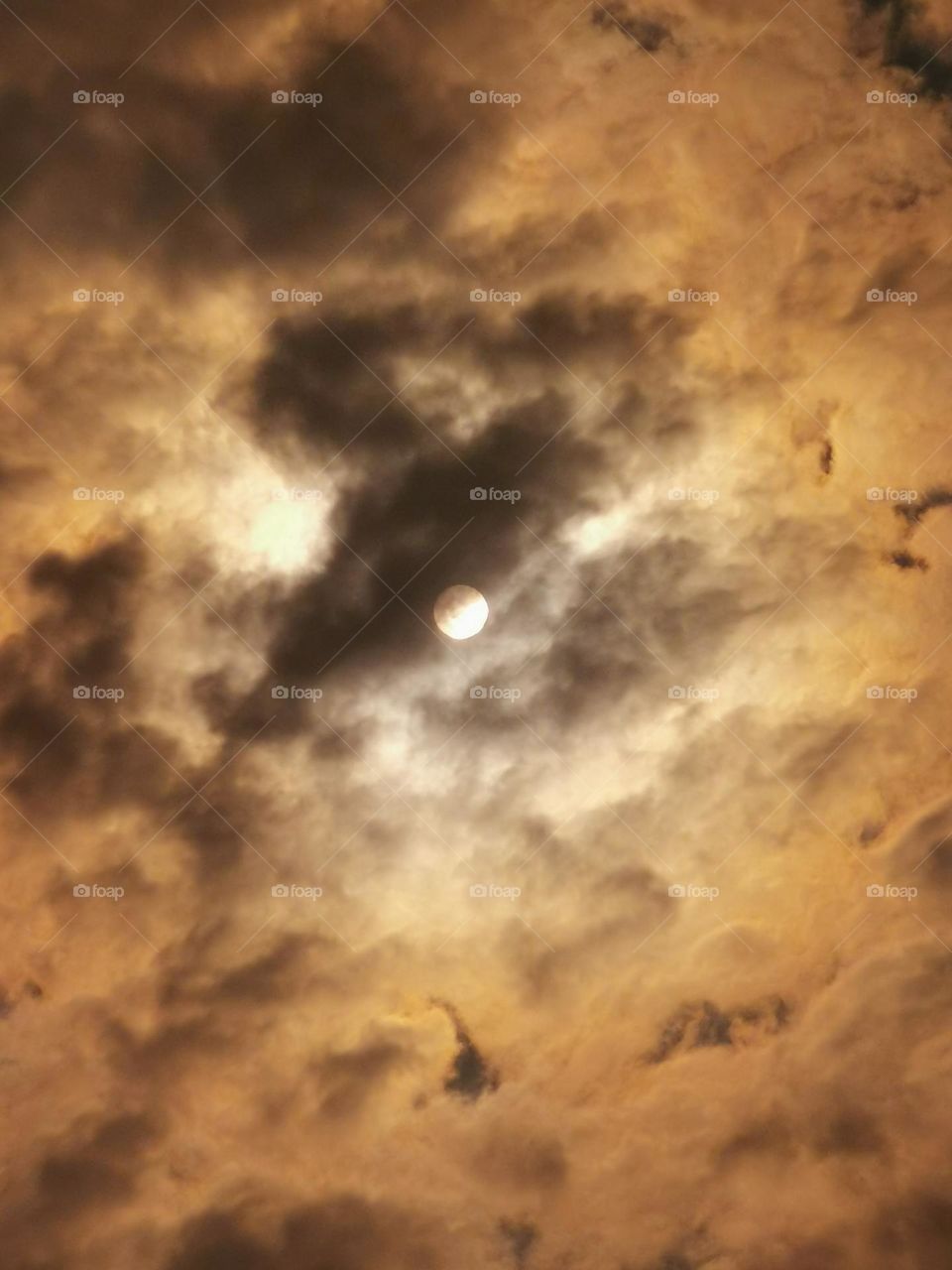 Sun in clouds