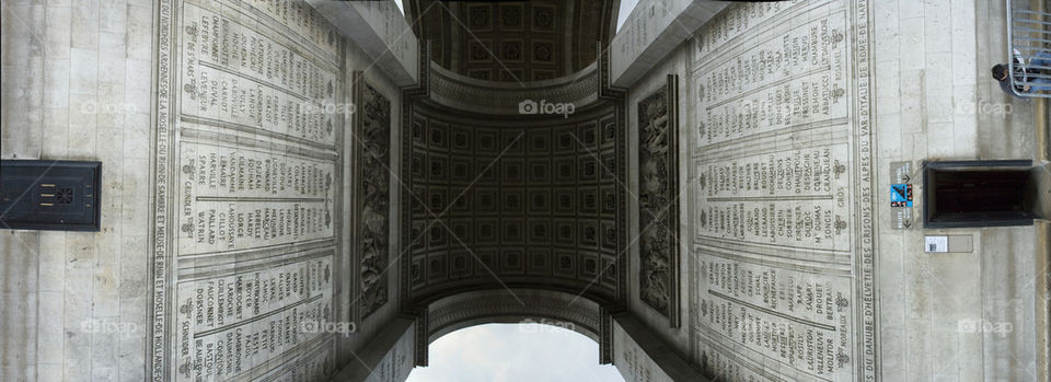 Arc de Triomphe, inner side
