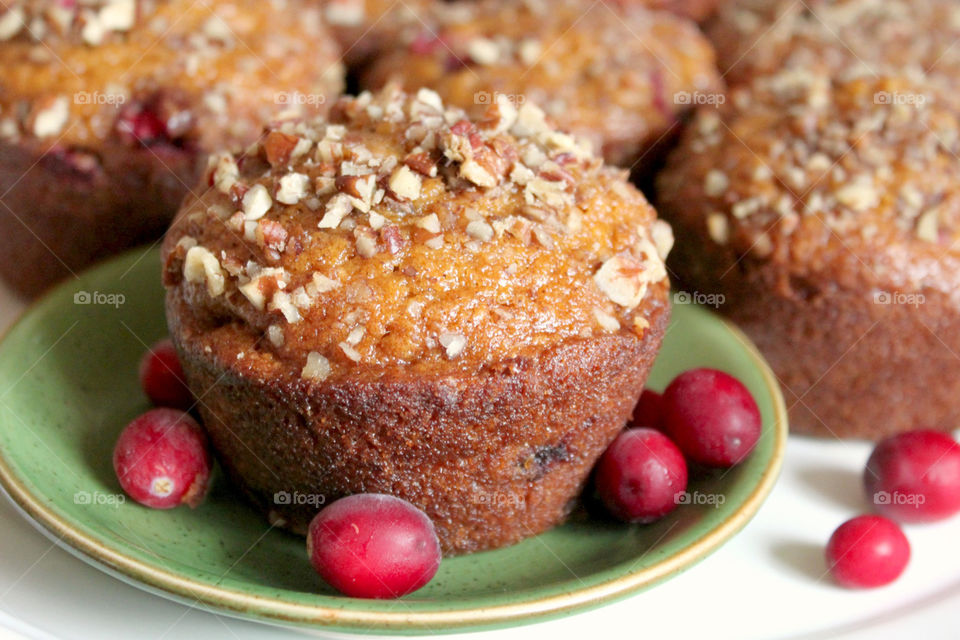 Cranberry Pumpkin Muffins