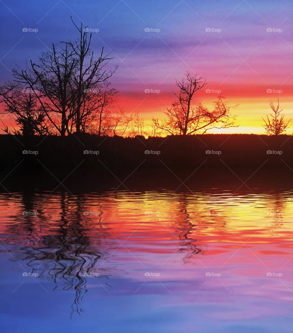 Winter Sunrise over Phantom Lake