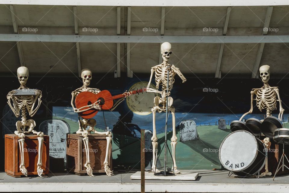 Halloween Skeleton Band