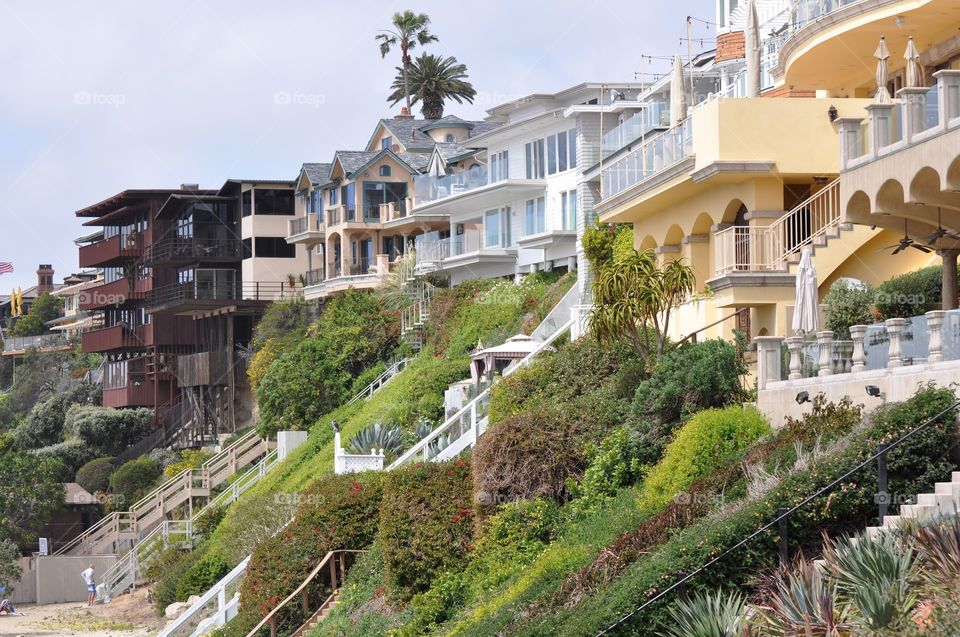 Multi million dollars homes at the Newport Beach