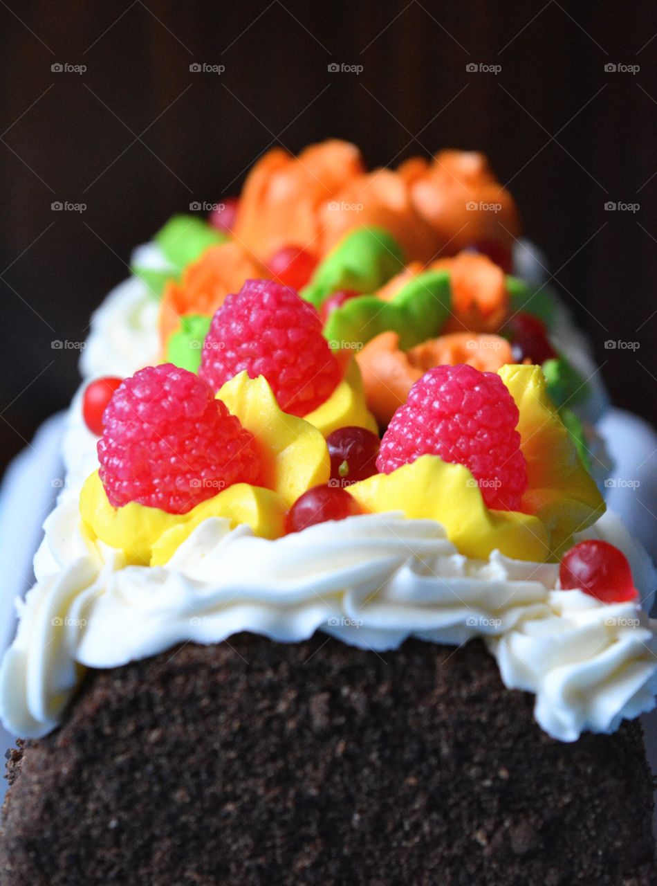 Cake fruits