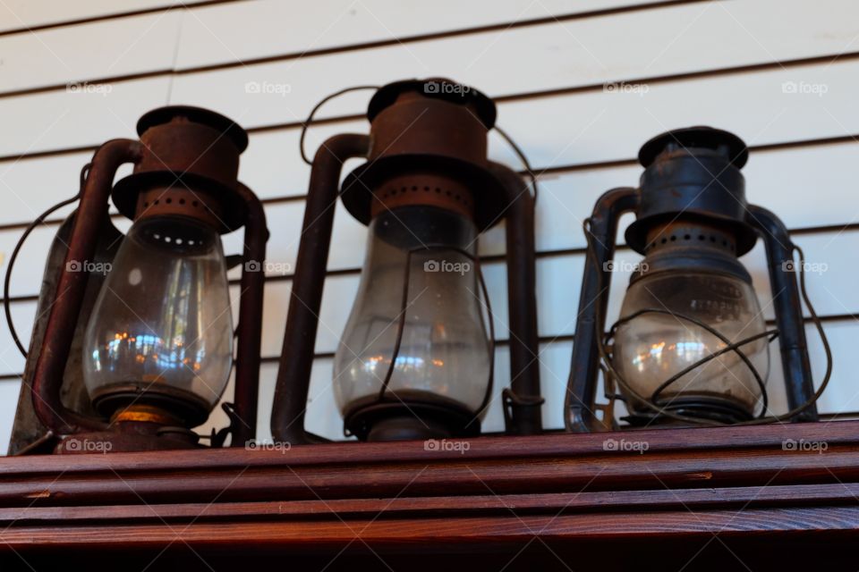Rusted Vintage Old Lanterns