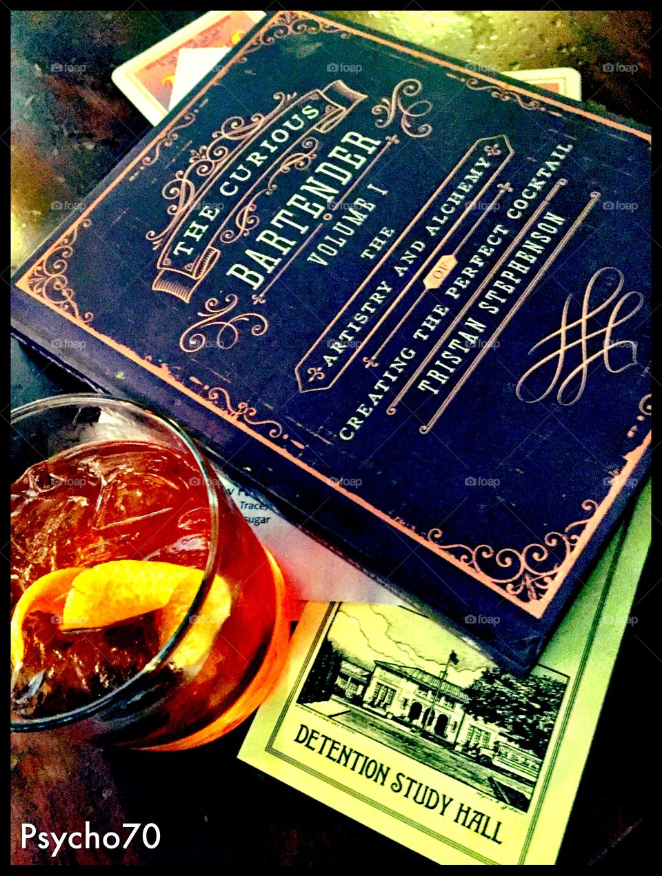 Detention study hall bar cocktail old fashion bartender oregon 