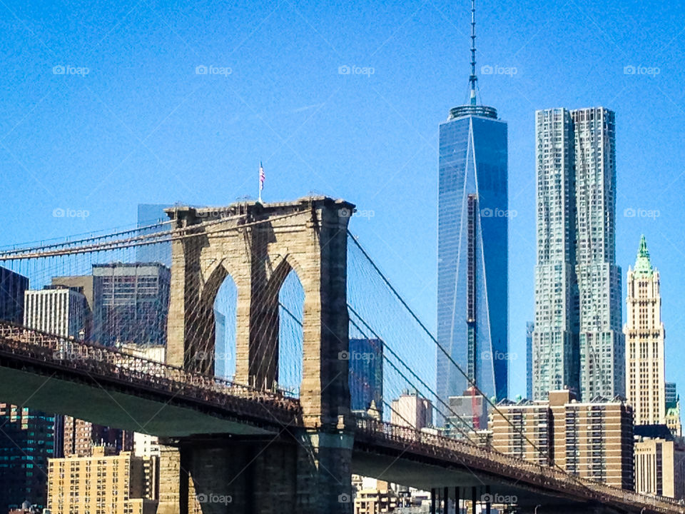 Brooklyn Bridge Freedom Tower