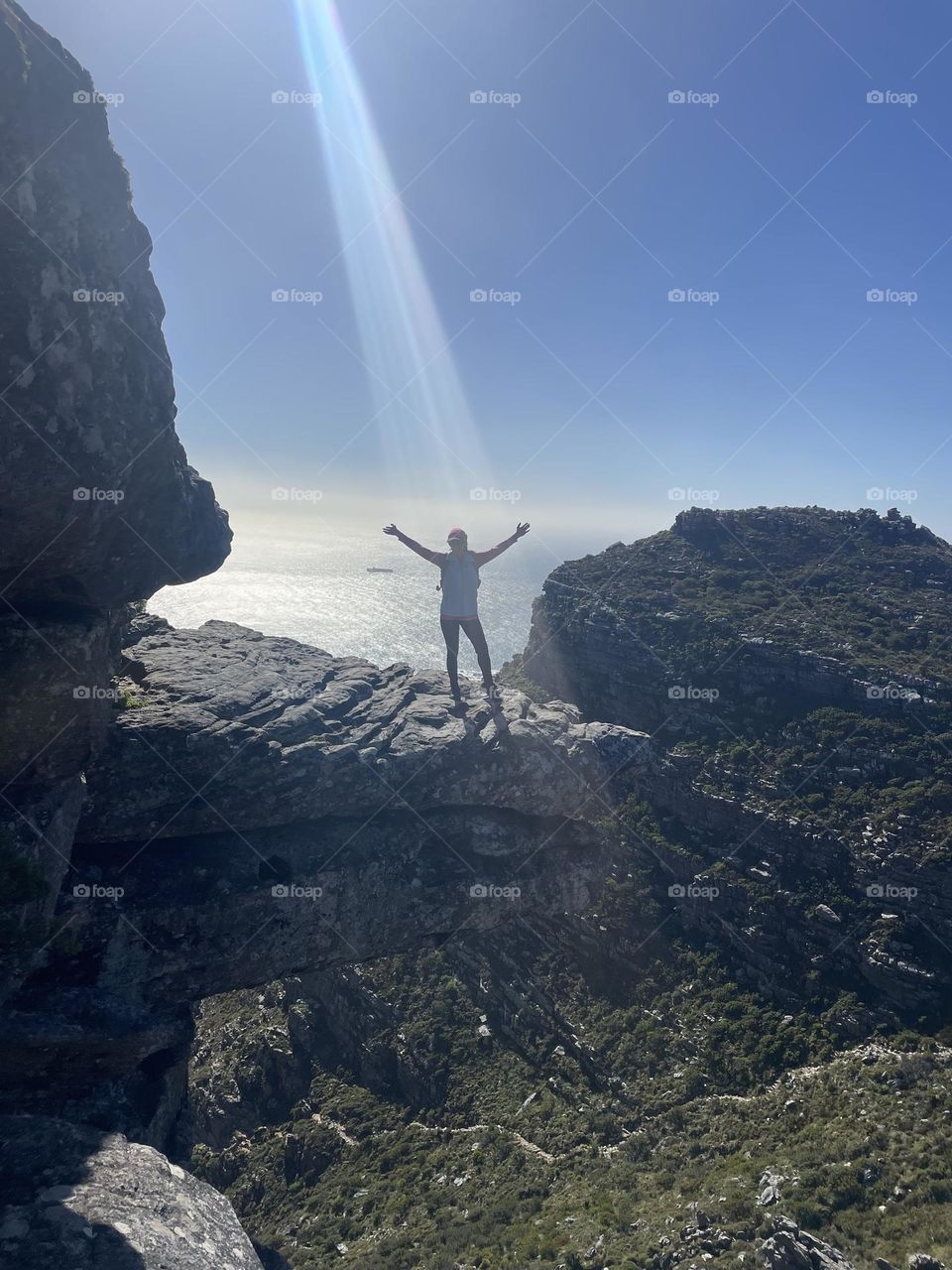 God's light fell on me. Wonder above wonder. 