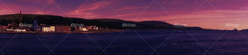 scotland a summers evening by l.mcquater
