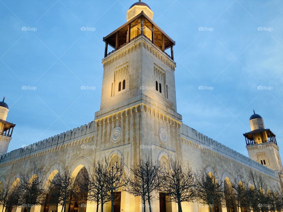 King Hussein Mosque in Amman 