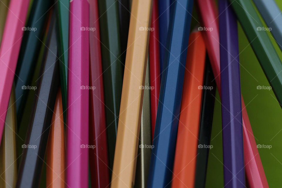 Farbstifte full frame