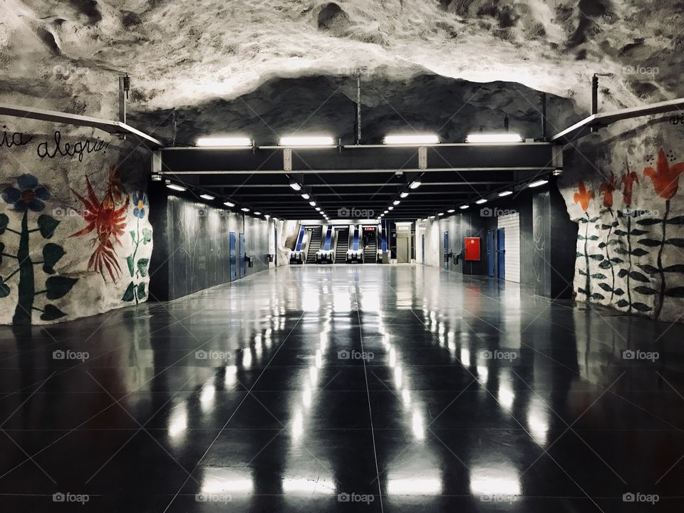 metro station in Stockholm