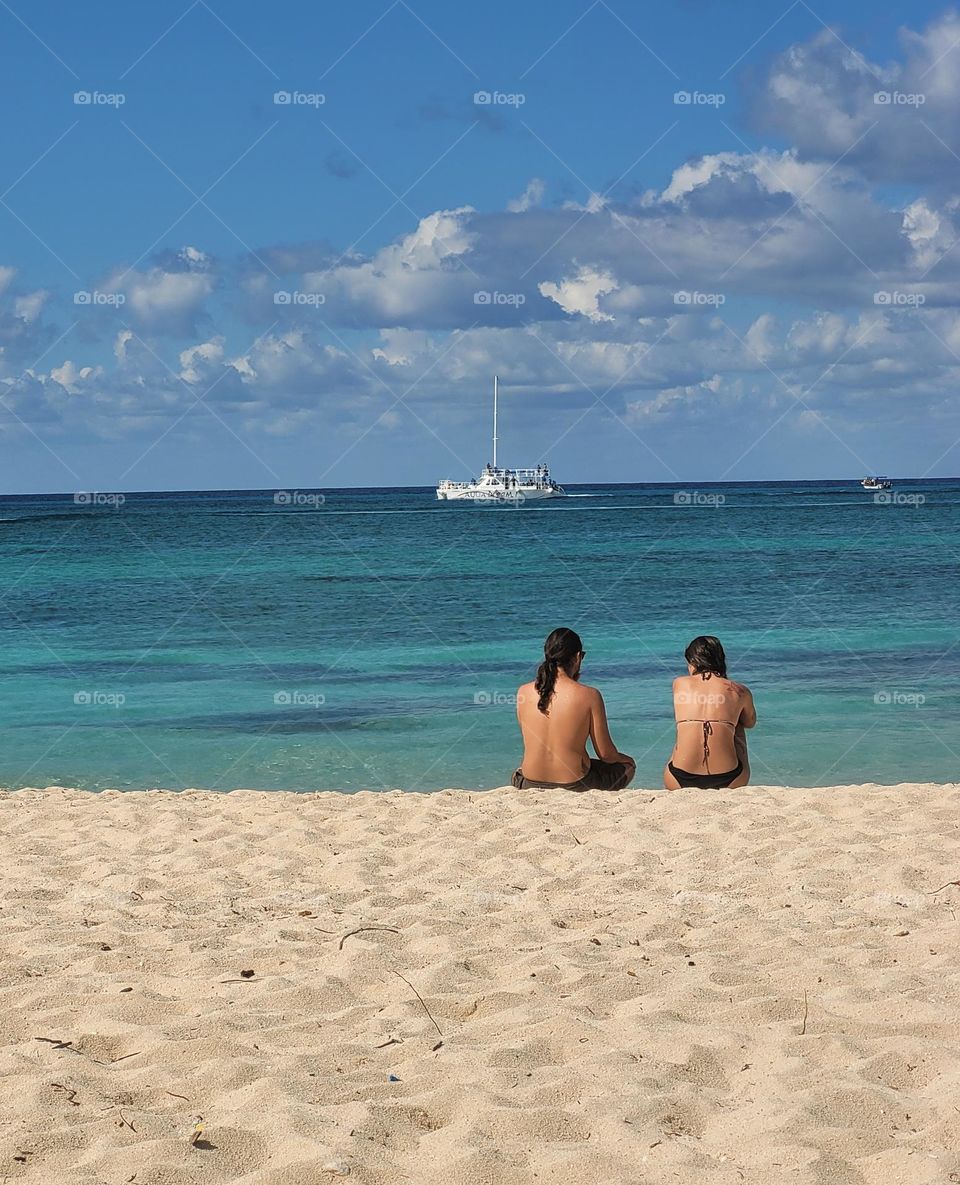 cita romántica en la playa