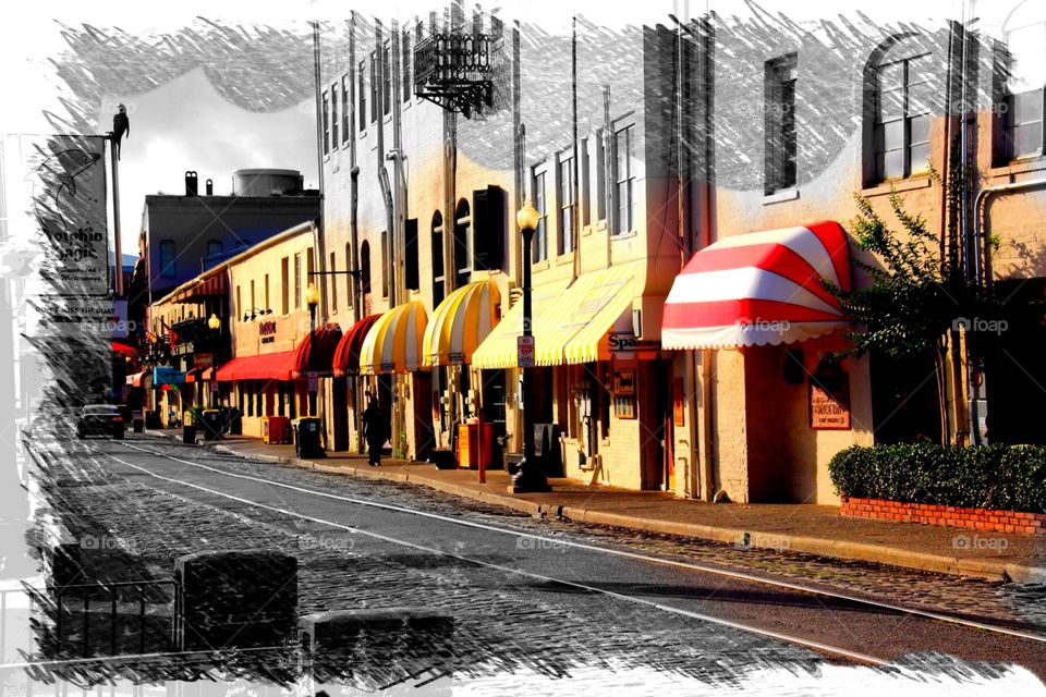 Savannah riverfront shops