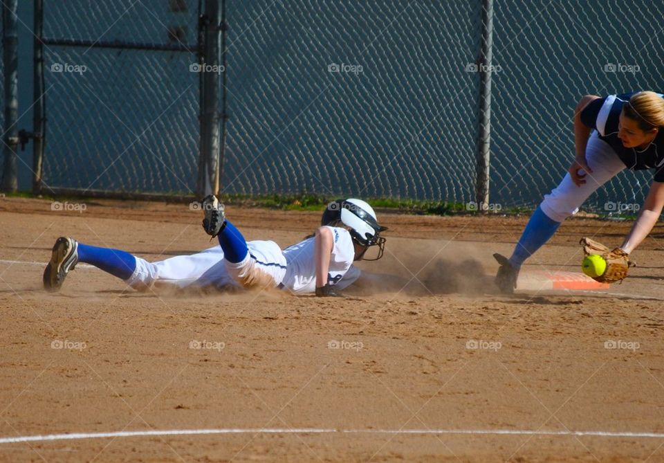 Safe at first base