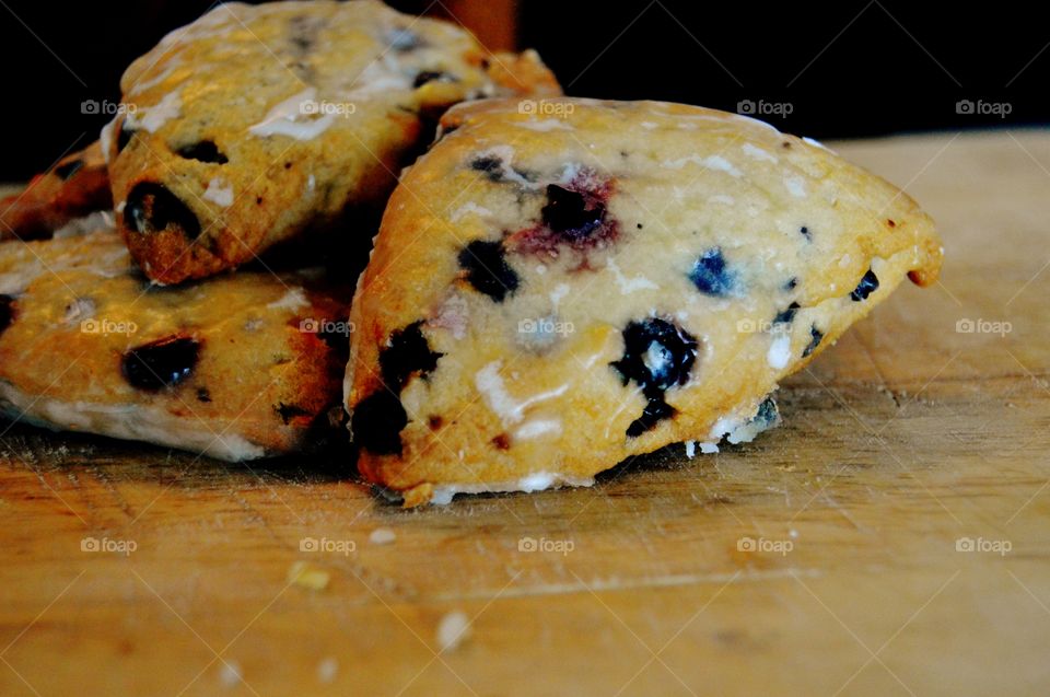 blueberry scones