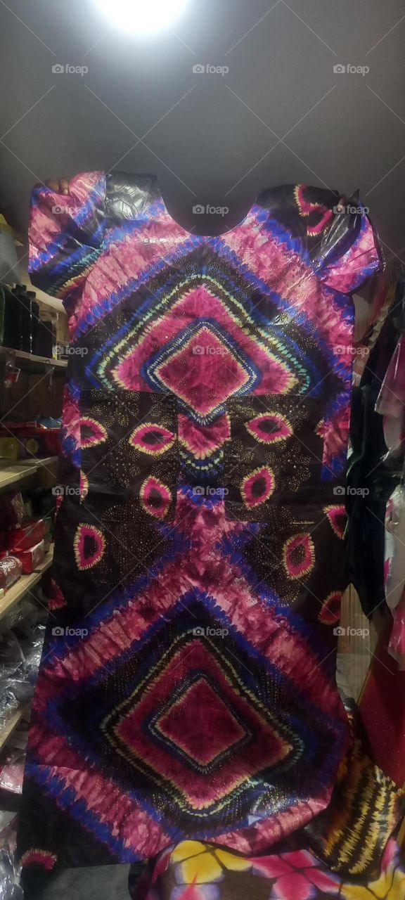 Beautiful African print fabric with gorgeous patterns