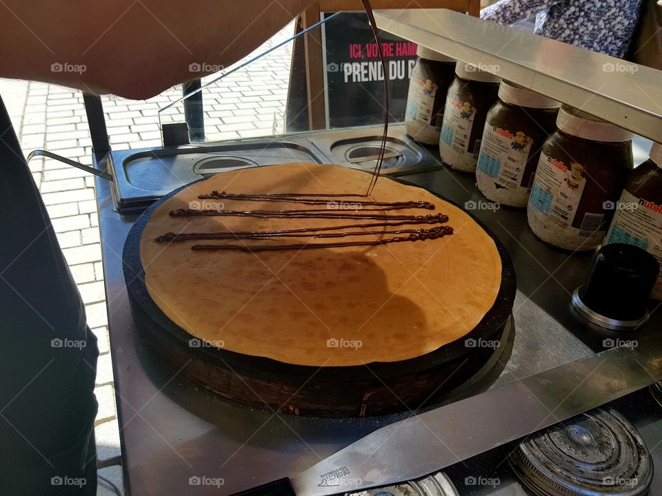 Sugar mission. Nutella and crepes, so good to eat😉