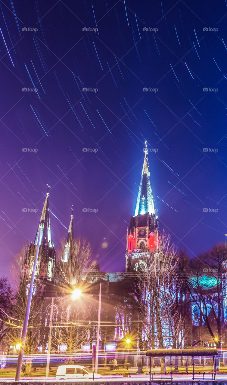 St. Olga and Elizabeth cathedral in Lviv city