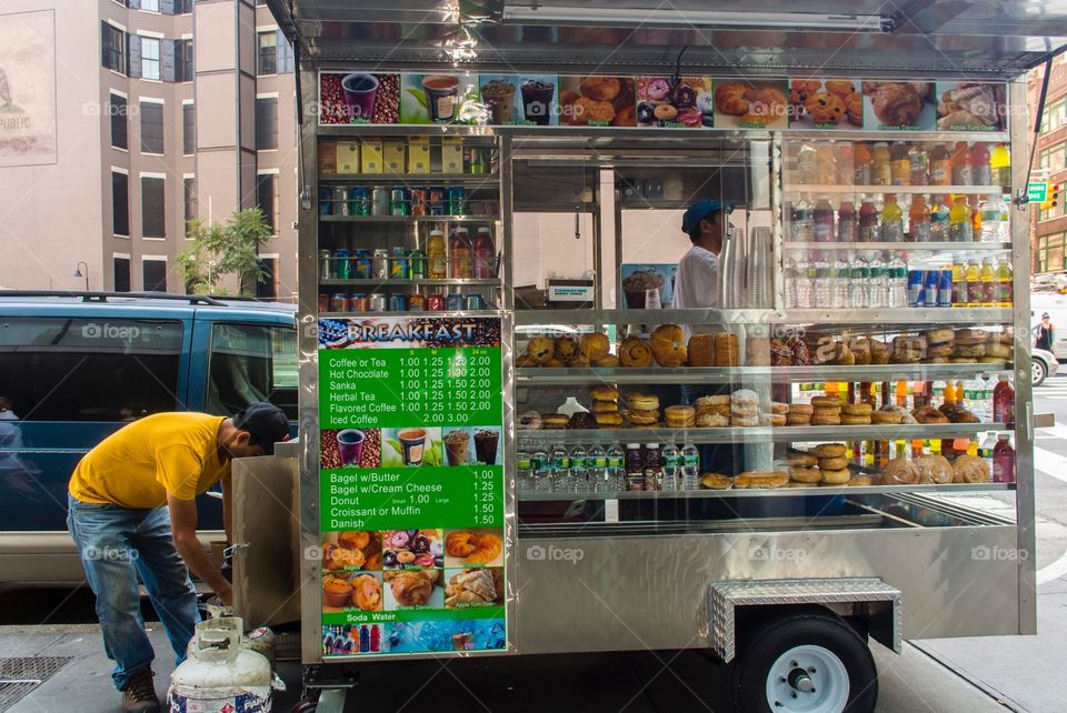 New York, NY, Steet Food Truck