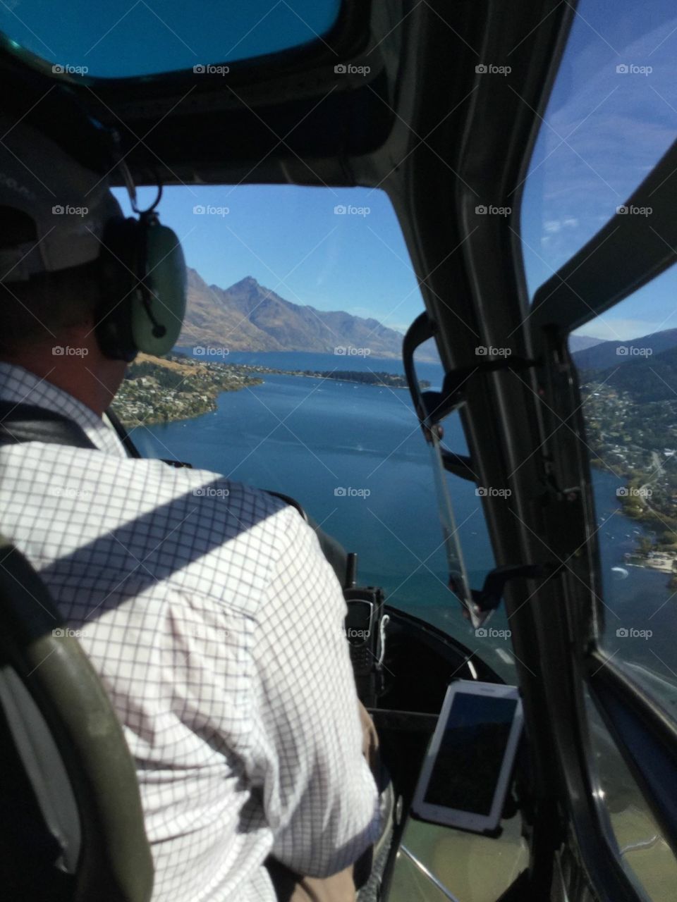 View from helicopter! 