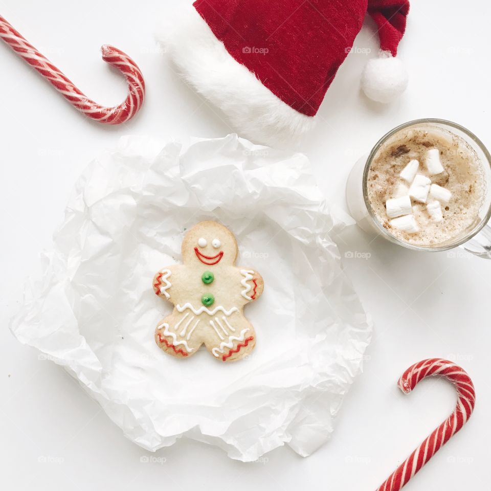 Prepping snacks for Santa 