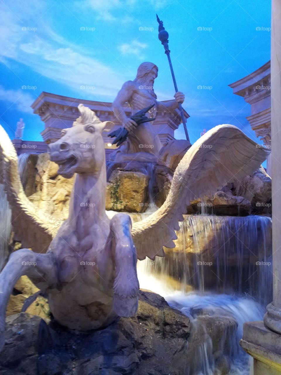 Pegasus statue in Vegas