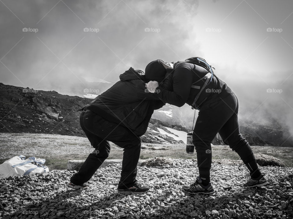 Mountain wrestle 
