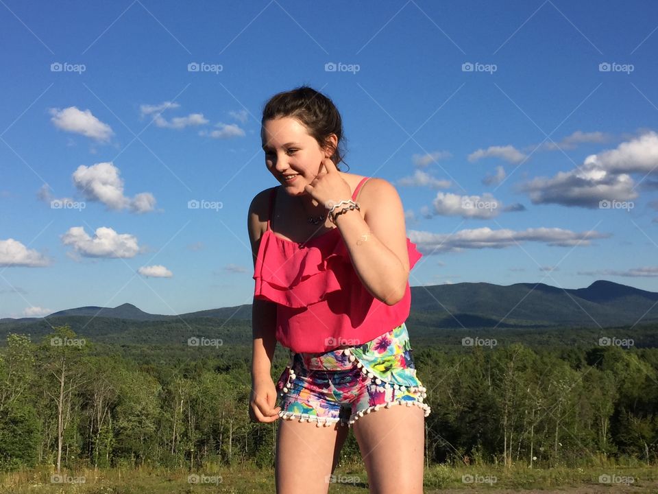 Nature, Girl, Summer, Outdoors, Sky