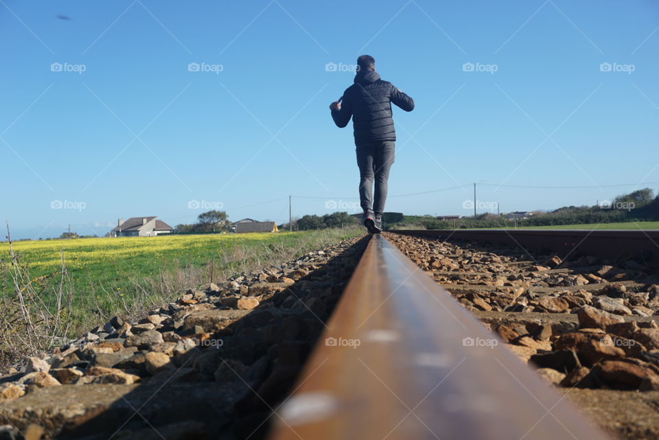 Track#nature#human#walk#balance