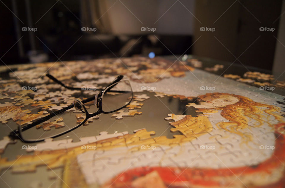 glasses patience puzzle pieces by alesuplicy