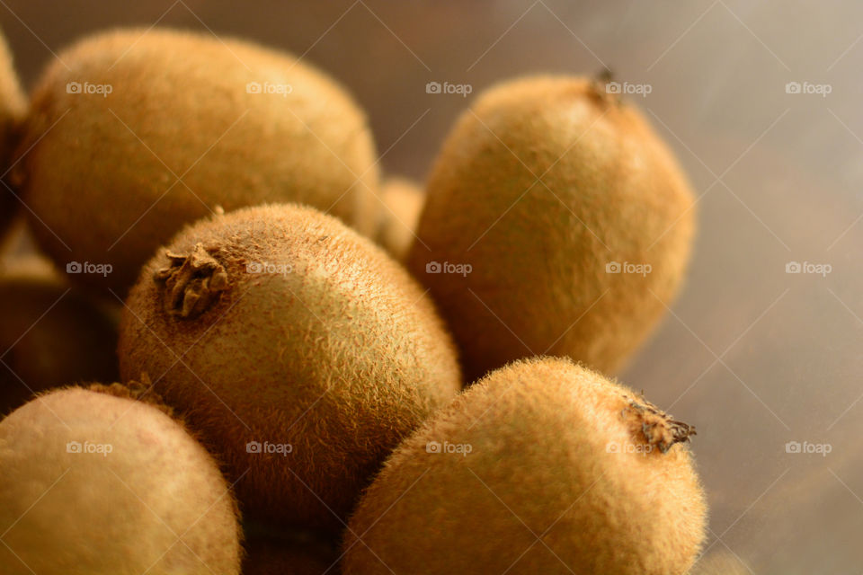 Kiwi fruit close up. Healthy and diet food.