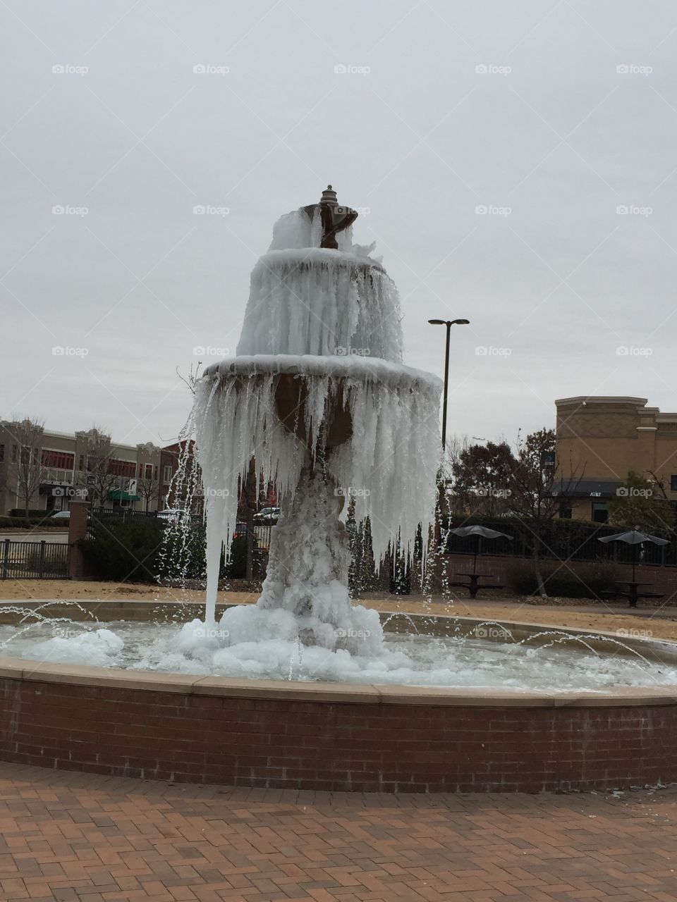 Frozen fountain