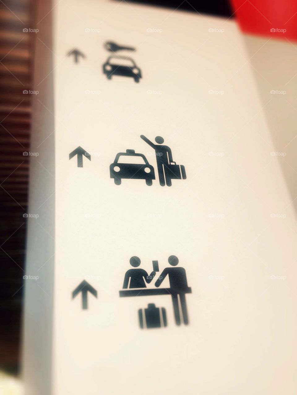 Airport sign