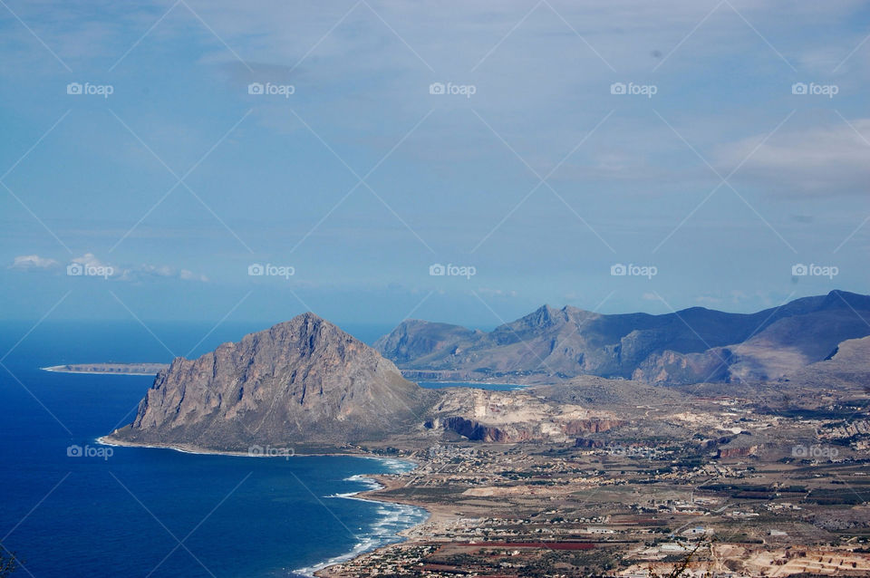 italy mountains view sicily by rauknrolla