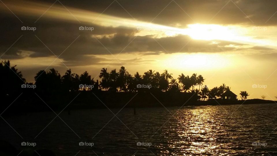 Fiji dusk