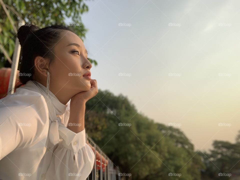 On my way to relax myself while traveling 