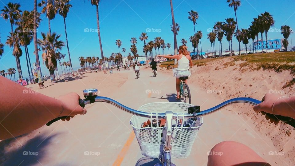 Strolling down the boardwalk
