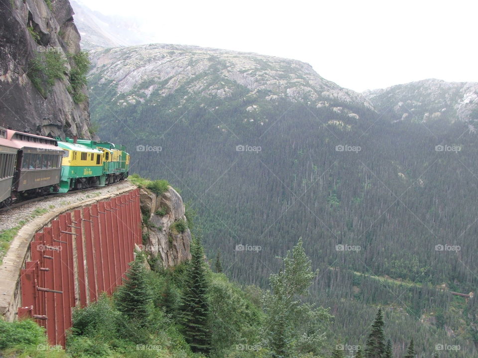 Vintage Train in Alaska